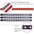 Car LED Light Strip, EECOO 4pcs Car Interior Light Music LED Lighting Kit Underdash Lights with