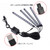Car LED Light Strip, EECOO 4pcs Car Interior Light Music LED Lighting Kit Underdash Lights with