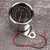 Motorcycle Backlight Tachometer Speedometer Aluminum Gauge ReplacementSilver  Housing Black Dial