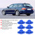6x22mm Engine Swirl Flaps Delete Blanking Plugs with Rubber Gaskets Fit for M57/M57D25(Blue)