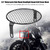 6.5in Motorcycle Side Mount Headlight Round Grill Cover Mask for Cruiser Chopper Cafe Racer #3
