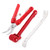 3pcs/set Interior Trim Remover Ergonomic Disassembly Tools for Dashboard Panel Central Control