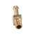 Turbocharger Boost Hose Barb Fitting 45° Elbow 1/8in 27 NPT Thread Brass Replacement for Garrett T Series