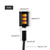 2x 12V Universal Car Motorcycle License Number Plate Screw Bolt Light Lamp Yellow LED