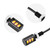 2x 12V Universal Car Motorcycle License Number Plate Screw Bolt Light Lamp Yellow LED