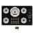 5 Gauge Instrument Panel 7 Colors Backlight 3000RPM Maximum Oil Pressure Voltage Display For Marine Boat Yacht 24V