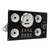 5 Gauge Instrument Panel 7 Colors Backlight 3000RPM Maximum Oil Pressure Voltage Display For Marine Boat Yacht 24V