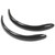 2pcs Dry Carbon Fiber Steering Wheel Panel Cover Trim Replacement for Mercedes Benz Vito Viano 2012‑2016