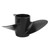 Marine Outboard Propeller 3 Blades 7.8x8in 12 Tooth RH Rotation Replacement for TOHATSU 4‑6HP MFS4 4 Stroke Engine