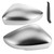 Pair Rearview Mirror Cover Housing Protection Matte Chrome Fit for MK5 6R 6C 2009‑2017