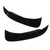 2pcs Glossy Black Rear Bumper Spoiler Fins Replacement for Mercedes GLA Class X156 GLA200 260 GLA45 AMGLine 20132019