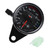 Universal Motorcycle Odometer Speedometer Dual Reading Signal KM/H Black
