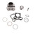 50mm Cylinder Assembly Kit Complete Piston Ring Kit Replacement for GY6 100cc Scooter Motorcycle