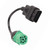 9 Pin Male Head to 16 Pin OBD2 Truck Diagnostic Scanner Cable Adapter for Cummins Diesel Engine