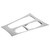 Chromium Electroplating Center Console Gear Box Panel Cover Trim for X5 E70 2010-2013