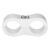 Car Modification AN8 Universal Aluminum Alloy Oil Hose Tube Separator Divider Clamp (Silver)