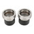 2PCS 2.441in Bearing Buddy Stainless Steel Lubricator Tool Kit for Most Boat Trailer Wheel
