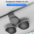 Sunglasses Holders for Car Magnetic Sunglass Holder Ticket Card Clips for Car Interior Accessories Storage Clip