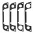 4Pcs Door Handle Covers Gasket Set 51218122442 Handle Gasket Seals for E36 E34 E32