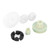 6Pcs Power Window Motor Gear Regulator RK1009 Repalcement Fit for Mazda 5/6/CX‑7/CX‑9/RX‑8
