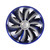Car Air Intake Turbonator Dual Fan Turbine Super Charger Gas Fuel Saver Turbo Blue