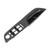 Window Switch Armrest Panel Driver Side Door Inner Panel for 3 Series E90 Sedan LCI 2009 to 2011 Carbon Fiber Style