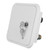 RV Water Inlet SquareShape with Cigar Lighter Pressure Filling Port with Lock for Hatch Trailer Camper Motorhomes Yacht