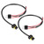 2pcs H4 Sockets to 9006 Bulbs Wire Harness Headlight Fog Light Conversion Adapter Cable