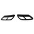 2PCS Exhaust Muffler Tail Pipe Cover Left Right Decorative Tail Throat Frame for A3 8Y 2021 Onwards Gloss Black
