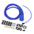 8.5mm 180° Sparking Plug Ignition Wire Set Spark Plug Wires with Dustproof Cap Replacement for Chevy 8 Cylinder Models Blue