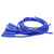 8.5mm 180° Sparking Plug Ignition Wire Set Spark Plug Wires with Dustproof Cap Replacement for Chevy 8 Cylinder Models Blue