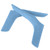 2pcs Suede Steering Wheel Trim Stickers Decoration Fit for 3 Series G20 G28 2018-2021Sky Blue