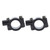 2PCS 25mm Motorcycle Handlebar Mirror Mount Holder Clamp Bracket Adapter Universal for Motorbike ATV Scooter Project Bikes Black M10