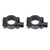 2PCS 25mm Motorcycle Handlebar Mirror Mount Holder Clamp Bracket Adapter Universal for Motorbike ATV Scooter Project Bikes Black M10