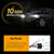 2Pcs 7 Inch LED Headlight 7x6 or 5x7 Inch Headlamp with High/Low Beam and DRL 180W IP67 Waterproof Replacement for Jeep Wrangler YJ Cherokee XJ Comanche MJ Chevrolet GMC and More