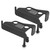 2pcs Car Front Treadle Foot Rest Pedal Pad Fit for Jeep Wrangler Black