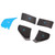 Steering Wheel Z Mode FAV Volume Button Covers Trims Stickers Replacement for Corvette C8 2020 to Present Blue