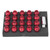 M12x1.5 Lug Nuts with Socket Adapter Aluminum Alloy 42mm Long 19Hex for JDM Racing Style Replacement for Hyundai Red