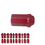 M12x1.5 Lug Nuts with Socket Adapter Aluminum Alloy 42mm Long 19Hex for JDM Racing Style Replacement for Hyundai Red