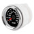50A Ammeter AMP Gauge LCD Display Stepper Motor Ampere Meter IP67 Waterproof UniversalBlack Dial Silver Frame