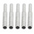 50 Pcs Air Conditioning Hose Barb Fitting Aluminum Pipe Connector Universal Fit for Car Truck Engineering Modification 9mm to 11mm Sleeve