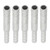 50 Pcs Air Conditioning Hose Barb Fitting Aluminum Pipe Connector Universal Fit for Car Truck Engineering Modification 9mm to 11mm Sleeve