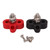 48V Battery Power Stud Red and Black Stainless Steel Post Single Stud Bus Bar Terminal Block for RV Truck Boat 5/16in (M8)