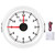 2in Universal Clock Gauge Instrument 0‑12 Hourmeter Red Backlight 12V/24V for Car Boat Yacht MotorcycleWhite Dial White Frame
