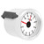 2in Universal Clock Gauge Instrument 0‑12 Hourmeter Red Backlight 12V/24V for Car Boat Yacht MotorcycleWhite Dial White Frame