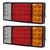 2 Pcs Rear Tail Lights 12V 36 LED High Visibility Signal Indicator Lamp for Caravan Truck