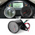 Universal 12V Vintage Motorcycle Tachometer Gauge LED Backlight Auto Accessory Black