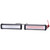 1 Pair Red Blue Emergency Strobe Lights LED Flash Police Lights DC 12V‑24V for Motorcycles Cars UTVs ATVs Trucks