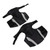 Pair Cycling Knee Pads Leg Protector Free Size Shock Resistant Ergonomic for Motorcycle Skateboard Bicycle