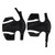 Pair Cycling Knee Pads Leg Protector Free Size Shock Resistant Ergonomic for Motorcycle Skateboard Bicycle
